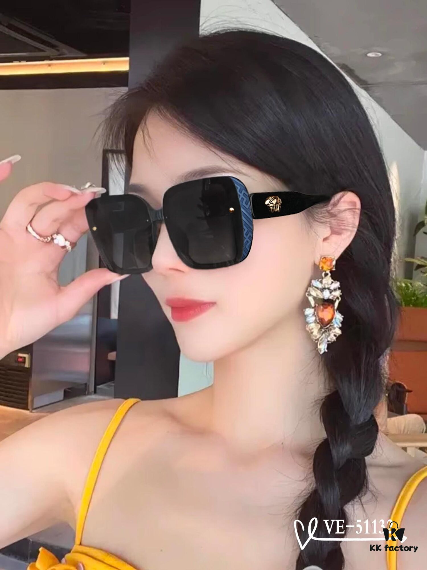 6931f8dd3a89a121ed54a138 Versace - TR90 Lightweight Sunglasses with Polarized Lenses, Stylish Design for Travel and Driving, Model 51132