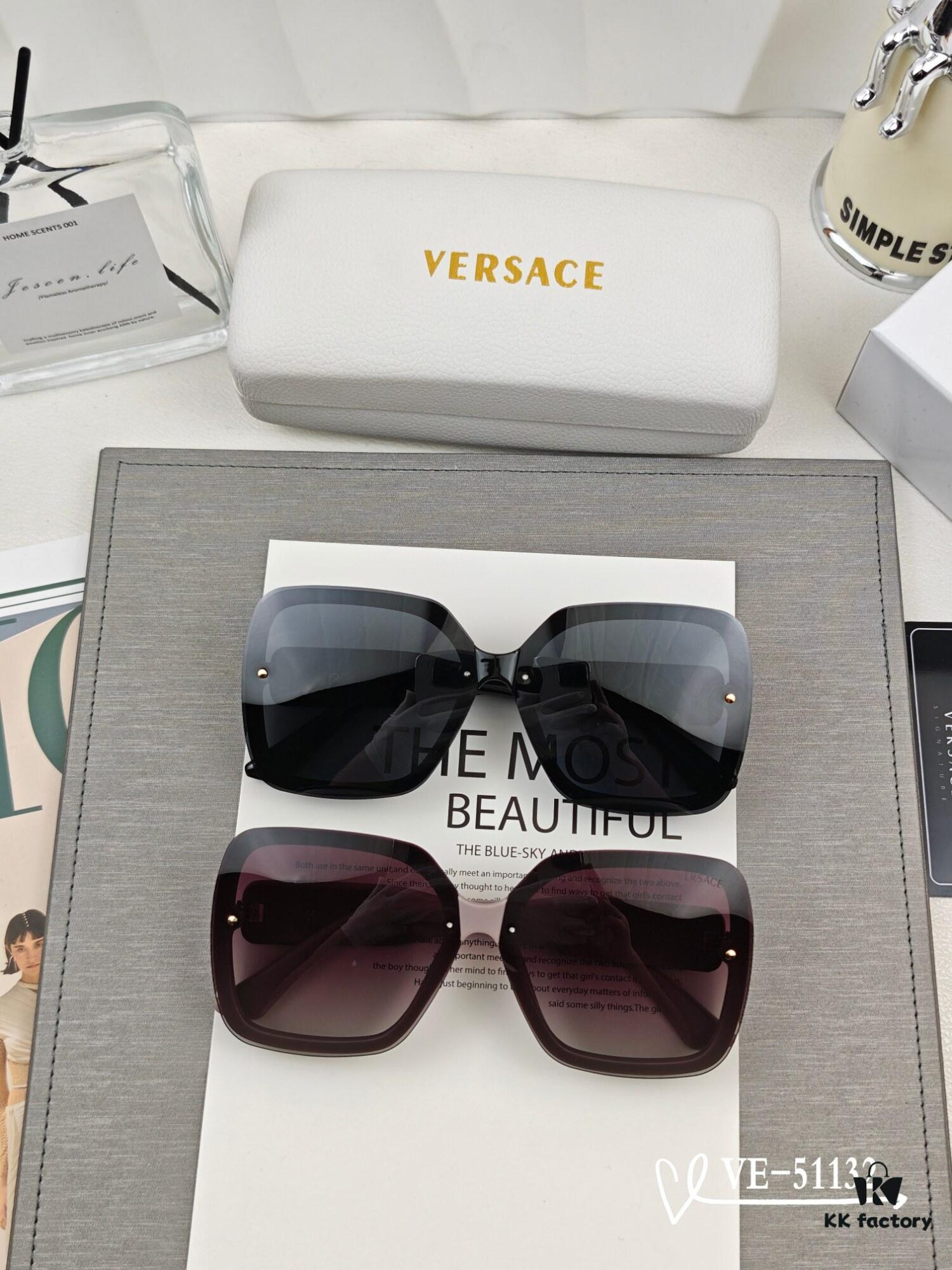 6931f8dd3a89a121ed54a139 Versace - TR90 Lightweight Sunglasses with Polarized Lenses, Stylish Design for Travel and Driving, Model 51132