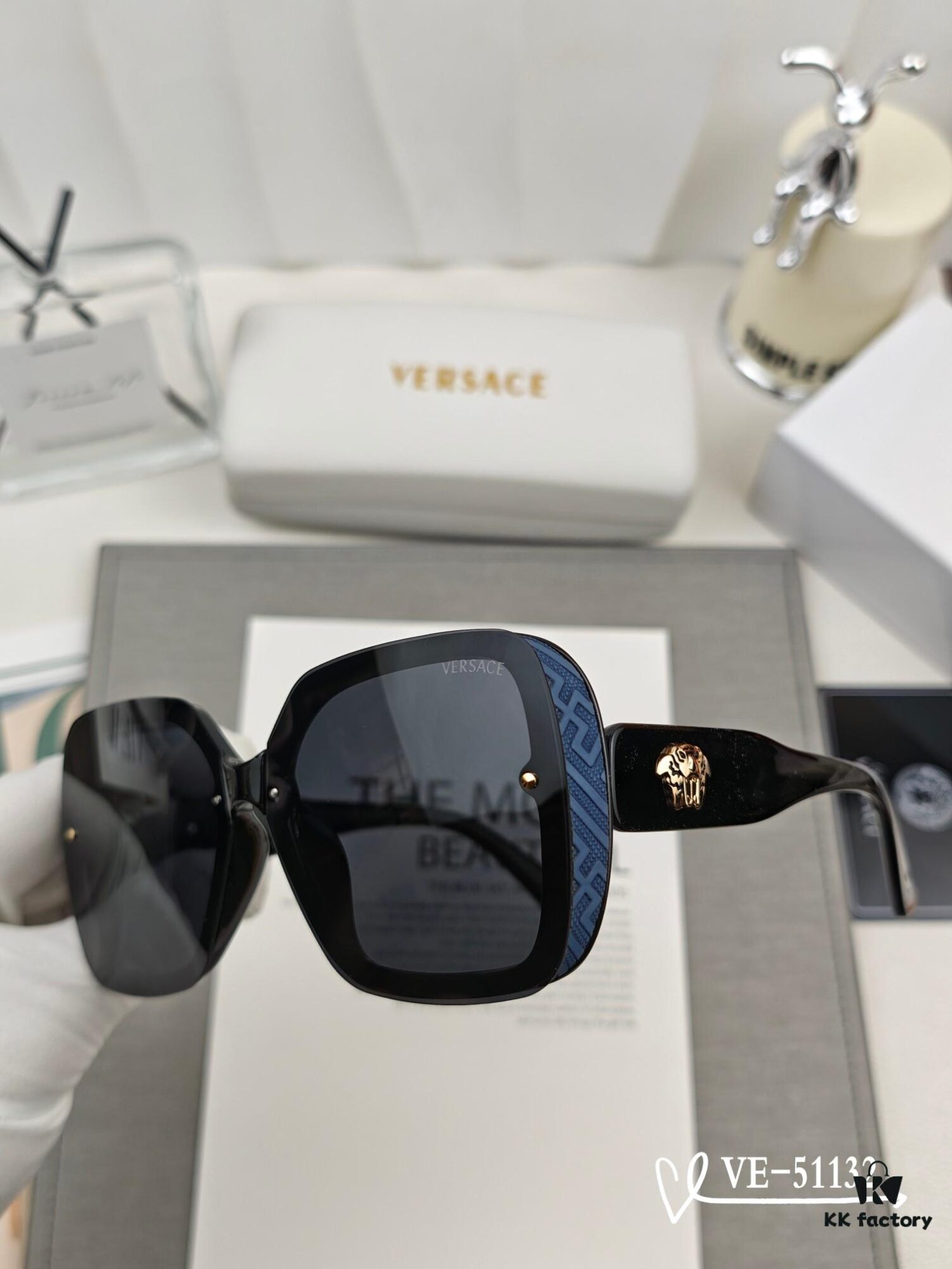 6931f8dd3a89a121ed54a13b Versace - TR90 Lightweight Sunglasses with Polarized Lenses, Stylish Design for Travel and Driving, Model 51132
