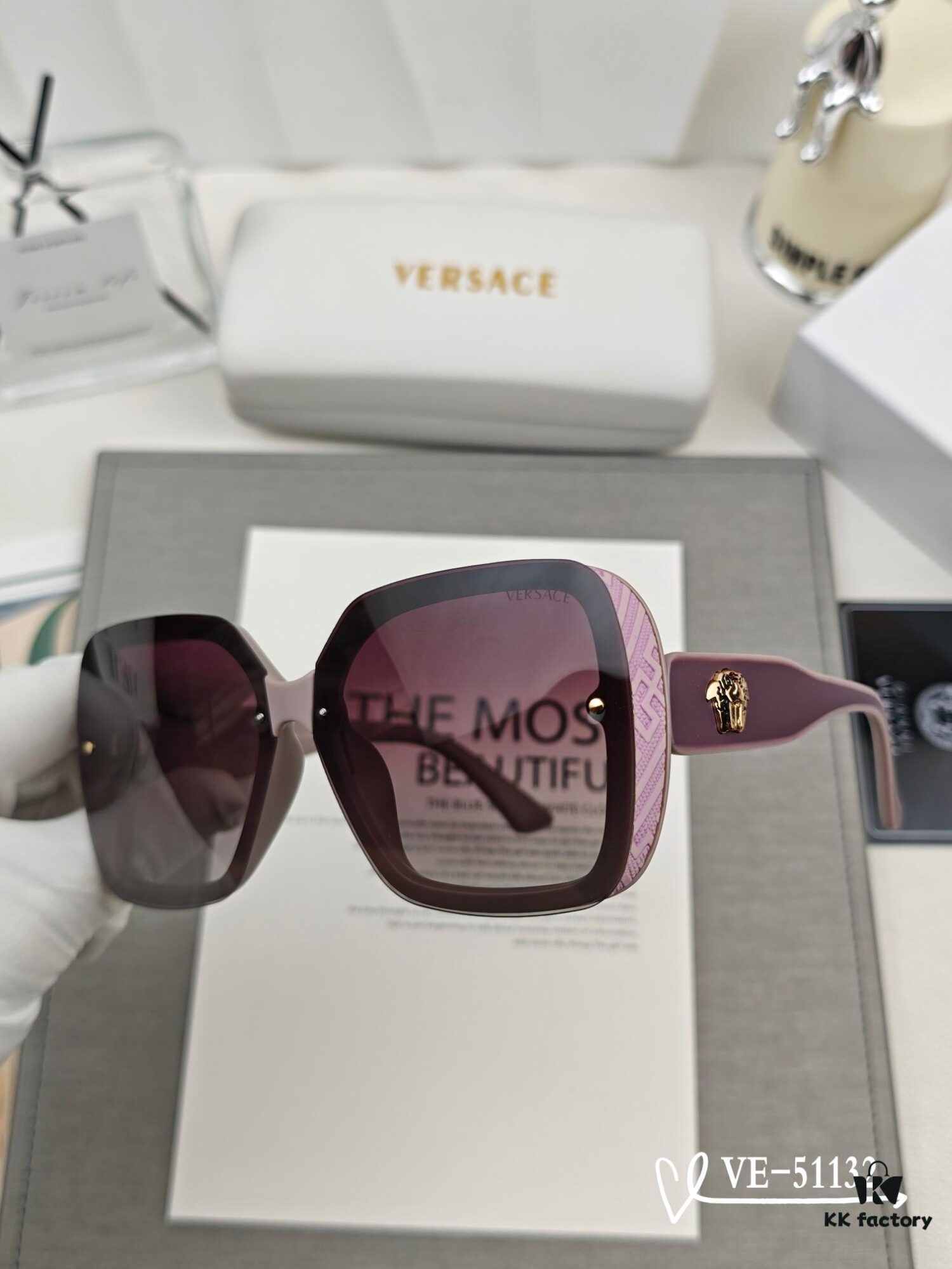 6931f8dd3a89a121ed54a13c Versace - TR90 Lightweight Sunglasses with Polarized Lenses, Stylish Design for Travel and Driving, Model 51132