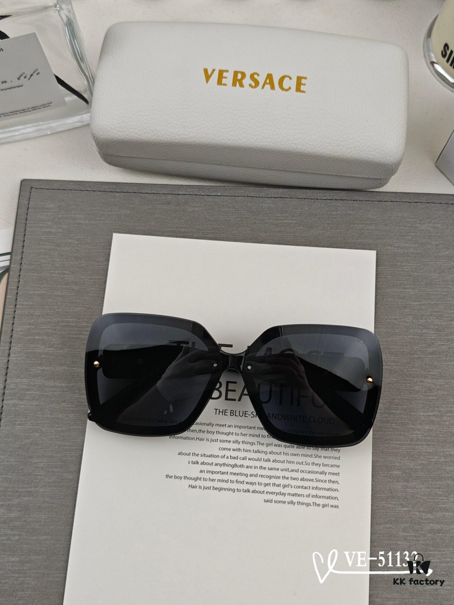 6931f8dd3a89a121ed54a13d Versace - TR90 Lightweight Sunglasses with Polarized Lenses, Stylish Design for Travel and Driving, Model 51132