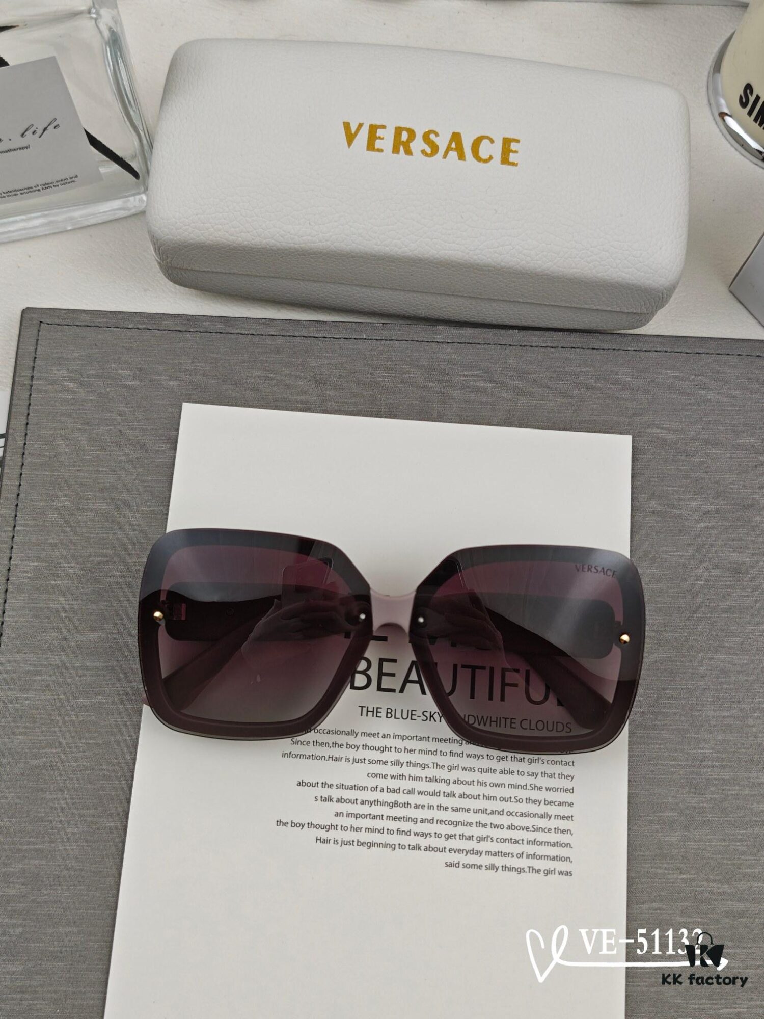 6931f8de3a89a121ed54a140 Versace - TR90 Lightweight Sunglasses with Polarized Lenses, Stylish Design for Travel and Driving, Model 51132