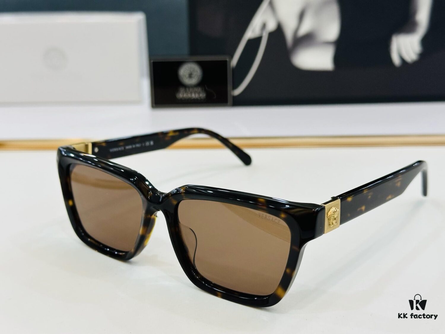 6931f8ed3a89a121ed54a1f6 VERSACE Vincy House VE3357 Size 53-17-145 Sunglasses