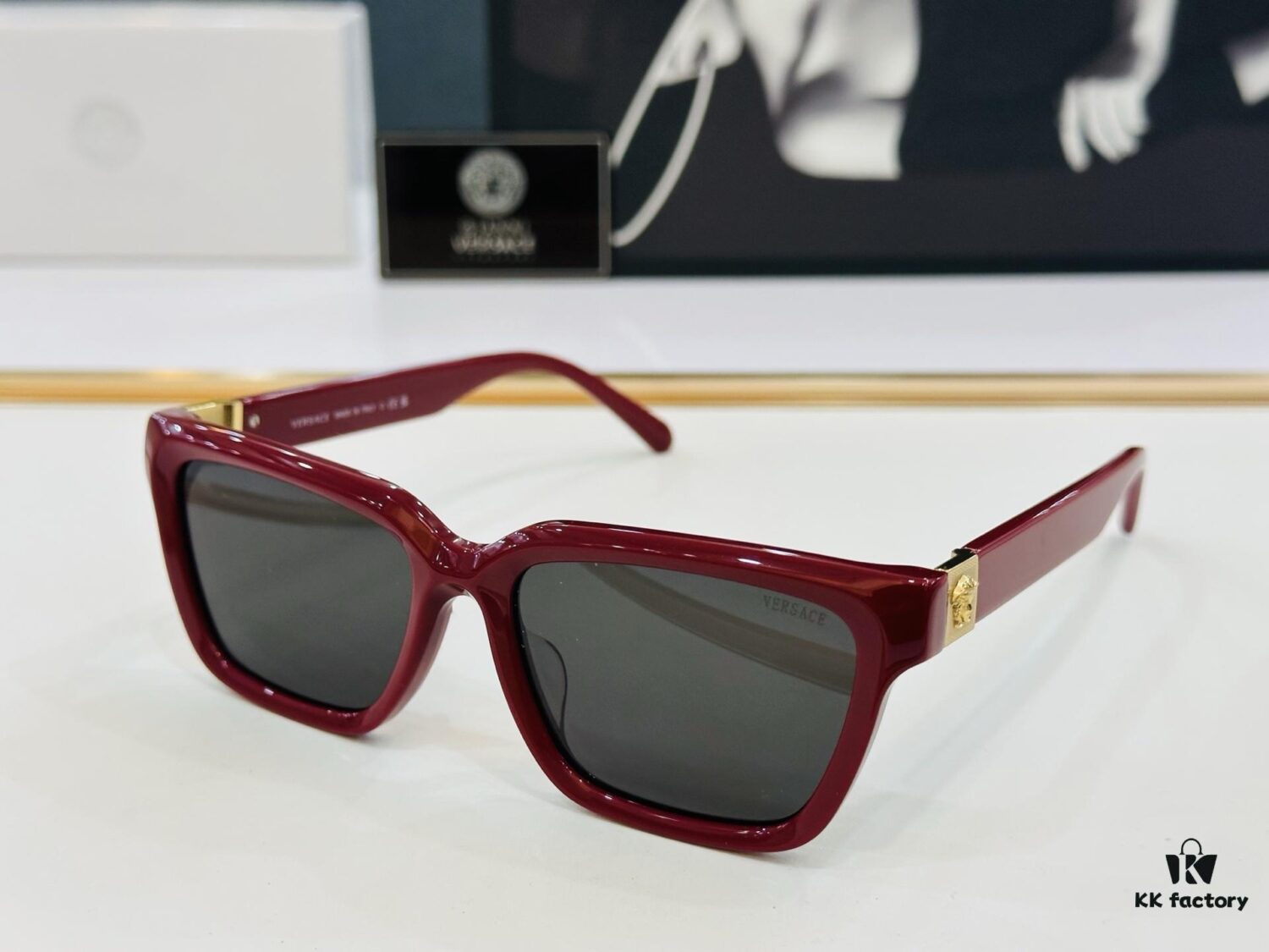 6931f8ed3a89a121ed54a1f7 VERSACE Vincy House VE3357 Size 53-17-145 Sunglasses