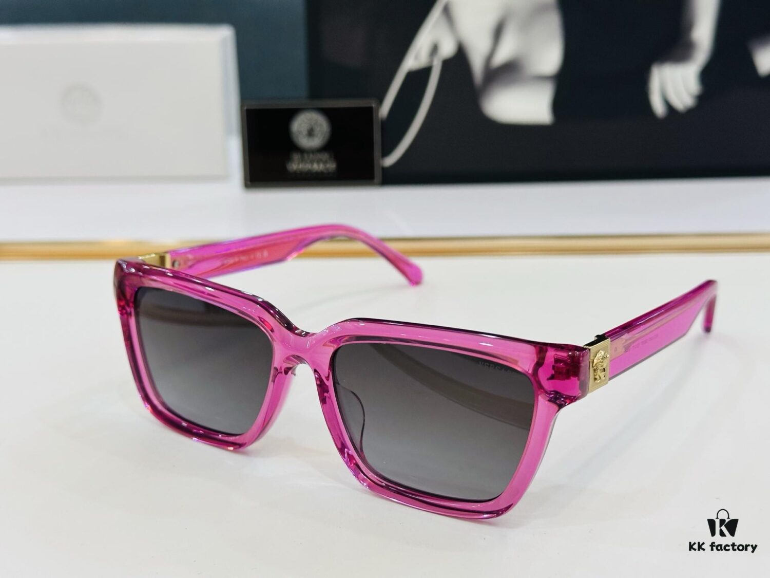 6931f8ed3a89a121ed54a1f8 VERSACE Vincy House VE3357 Size 53-17-145 Sunglasses