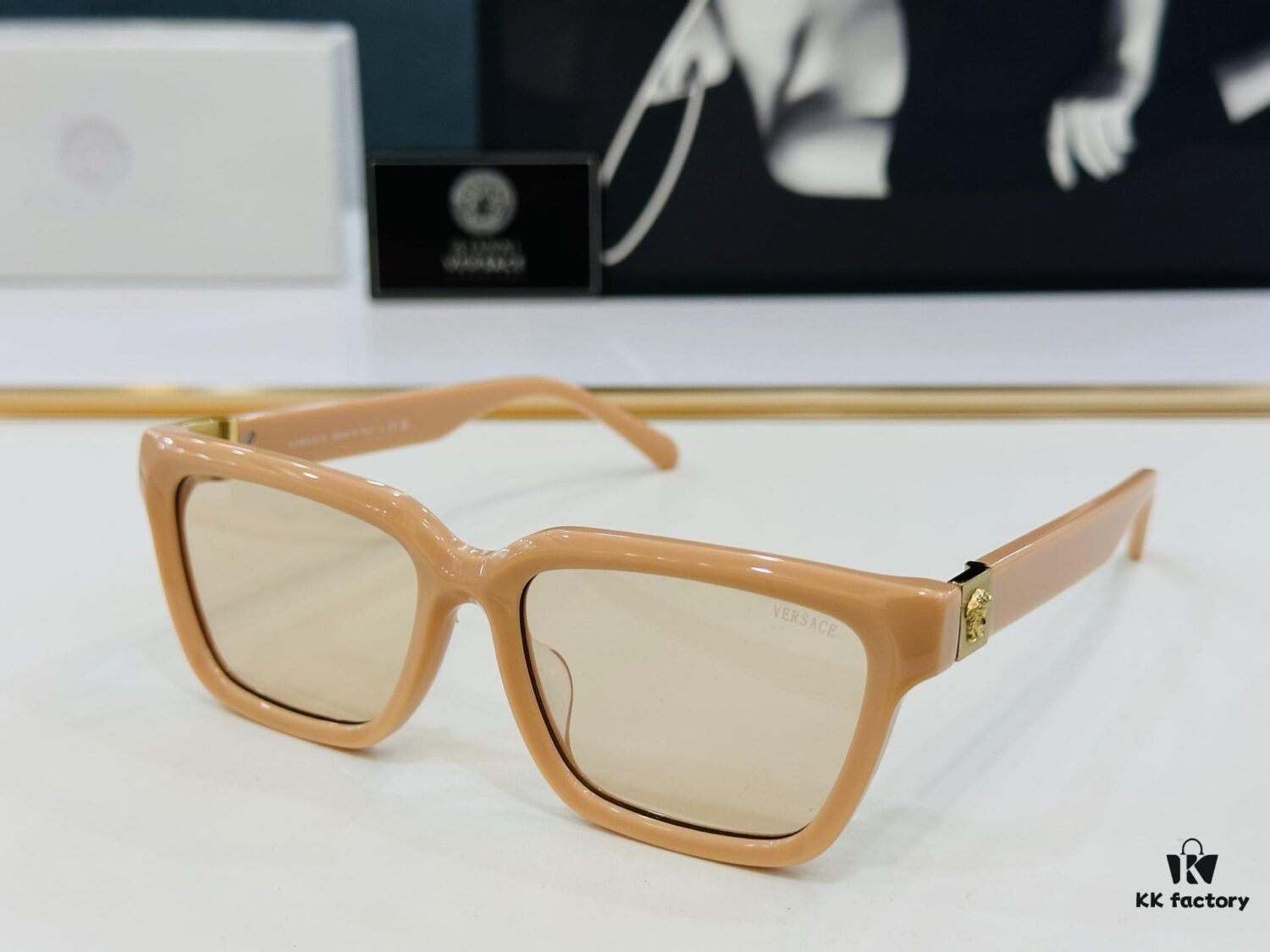 6931f8ed3a89a121ed54a1f9 VERSACE Vincy House VE3357 Size 53-17-145 Sunglasses