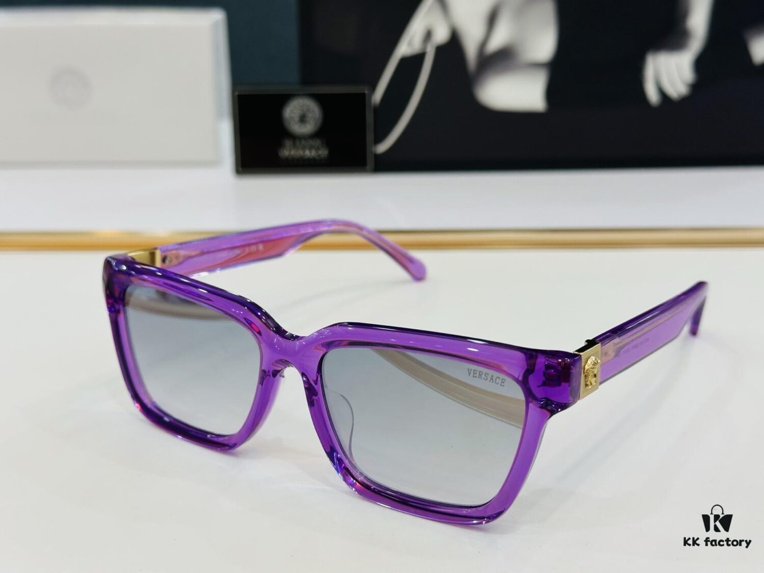 6931f8ed3a89a121ed54a1fa VERSACE Vincy House VE3357 Size 53-17-145 Sunglasses