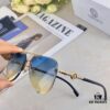 6931f8f13a89a121ed54a22d Versace 2025 New Arrival Classic Metal Frameless Men's Sunglasses, Fashionable UV-Protective Driving Shades