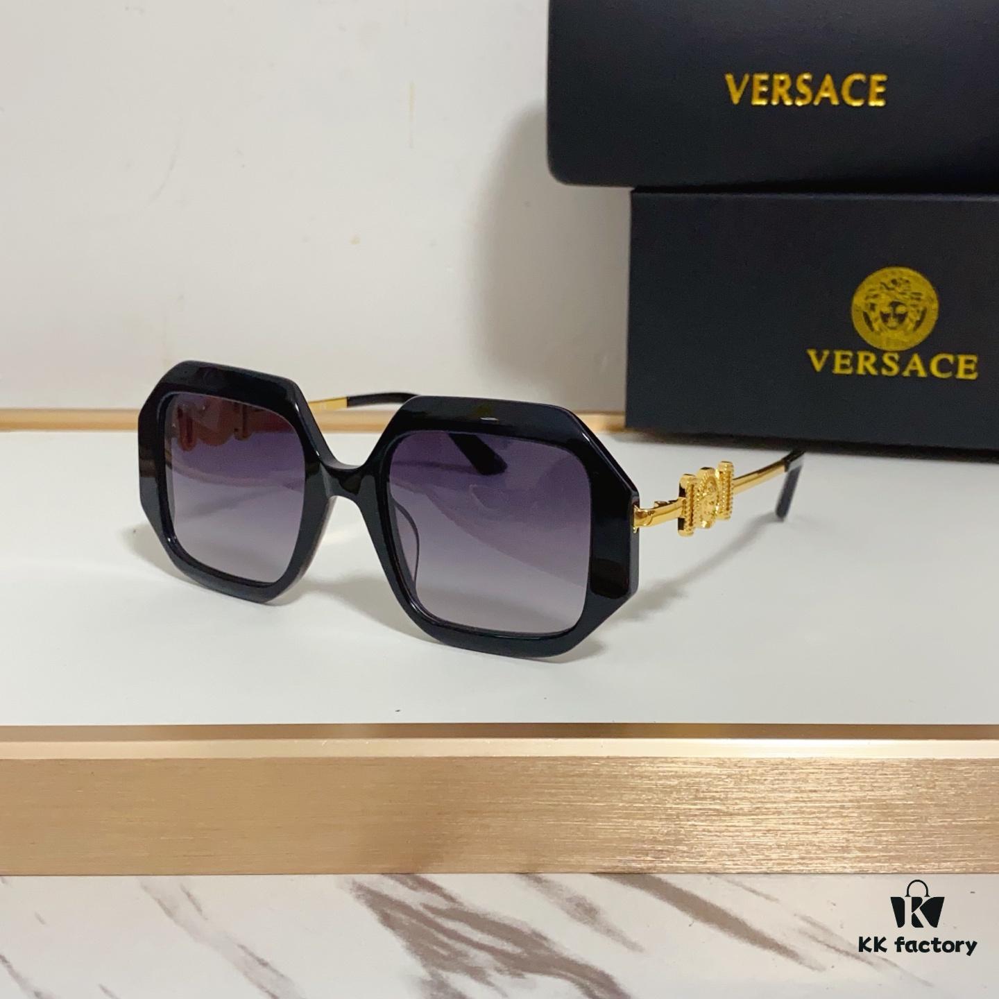 6931f8f33a89a121ed54a24a VERSACE 140 VE4481 Sunglasses, Size: 51-22-145