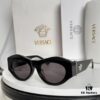 6931f90c3a89a121ed54a3ad VERSACE Elliptical Design Sunglasses with Golden Medusa Studs and Columnar Temples