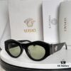 6931f90c3a89a121ed54a3af VERSACE Elliptical Design Sunglasses with Golden Medusa Studs and Columnar Temples
