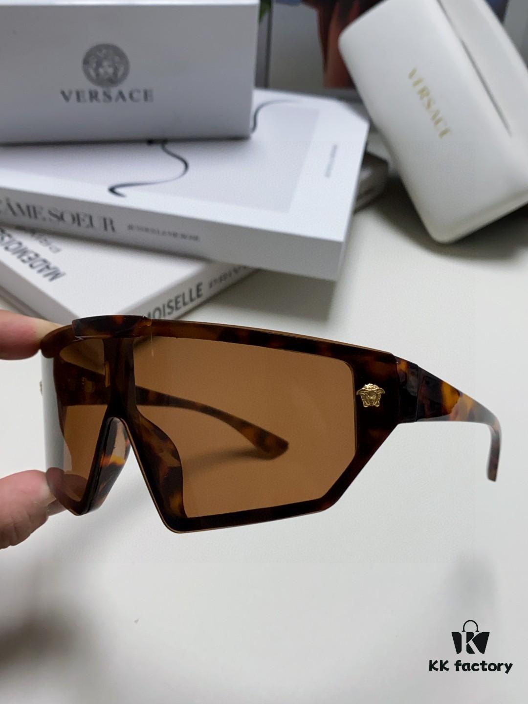 VERSACE Versace [Spring/Summer 2024 New Arrival] Unisex Sunglasses, One-Piece Mask-Style Eyewear