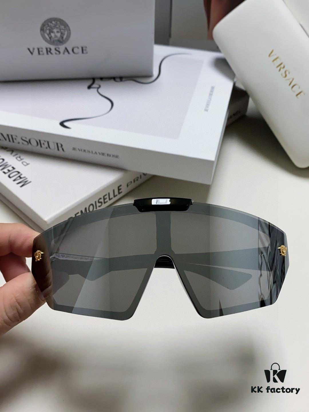 6931f9113a89a121ed54a3f7 VERSACE Versace 2024 Spring/Summer New Arrival Unisex Sunglasses One-Piece Mask-Style Goggles