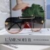 6931f9153a89a121ed54a430 Versace 2024 New Fashion Oversized Letter Sunglasses for Women, UV-Protective One-Piece Tinted Lenses, Unisex Stylish Sun Glasses