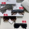 6931f9153a89a121ed54a438 Versace 2024 New Fashion Oversized Letter Sunglasses for Women, UV-Protective One-Piece Tinted Lenses, Unisex Stylish Sun Glasses