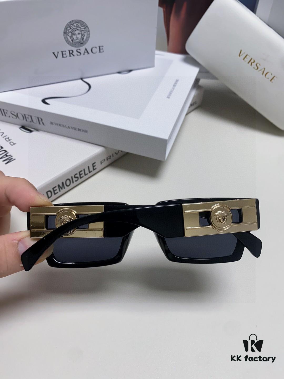 6931f9183a89a121ed54a45c Versace 2024 New Arrival Influencer Sunglasses for Women, High-End Ins-style Edgy Fashion Hip-Hop Unisex Men's Shades, Couple's Sunglasses