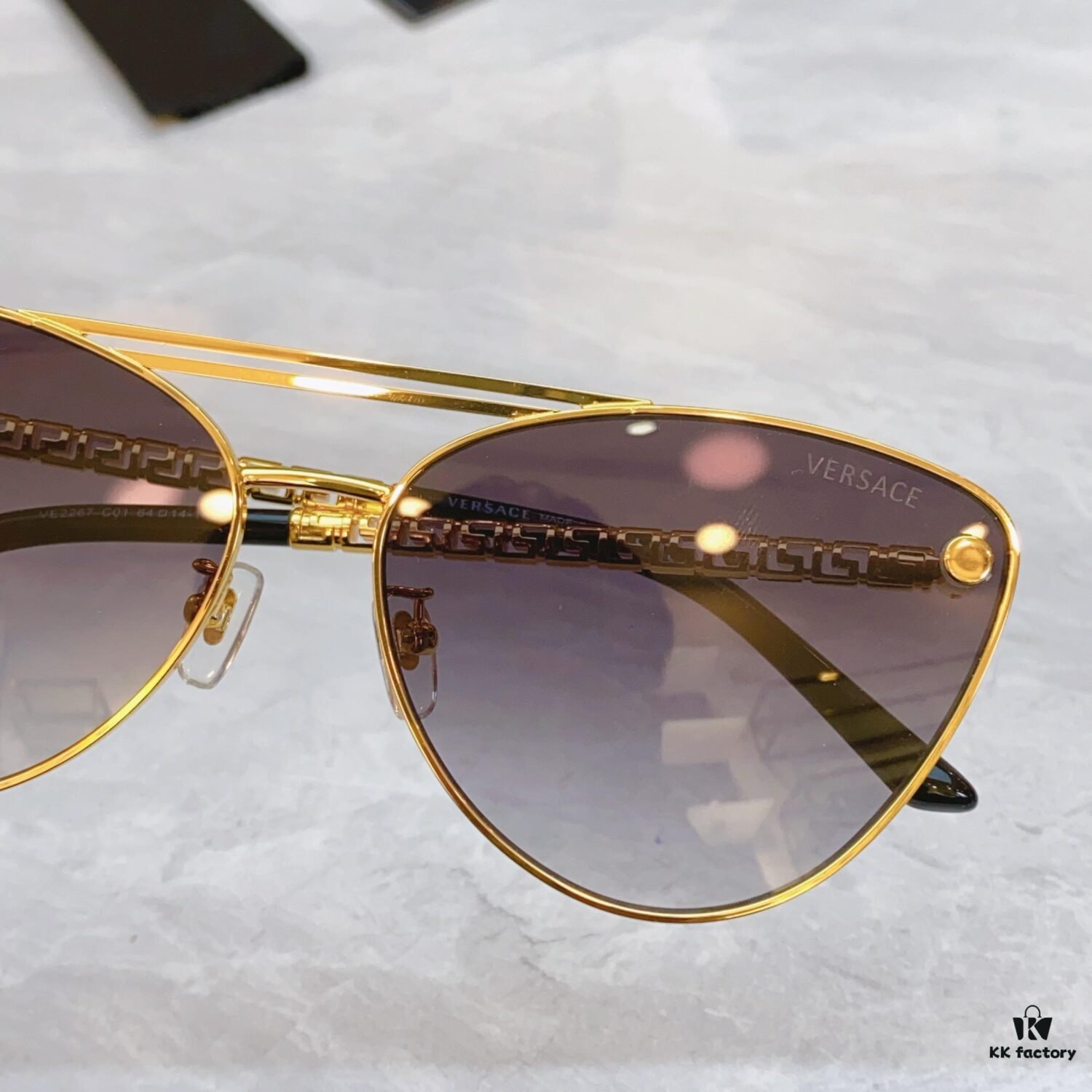 VERSACE New Model Sunglasses, MODEL: VE2267, SIZE: 64-14-145