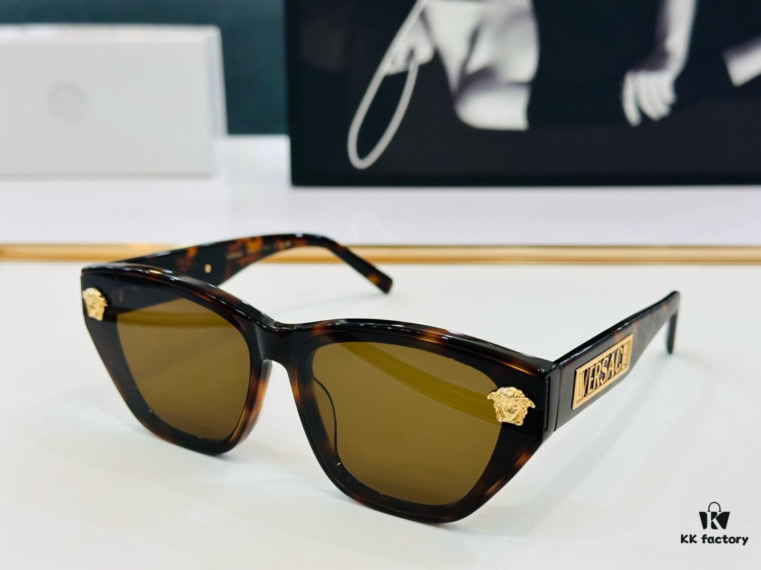 6931f9223a89a121ed54a4f3 VERSACE VESACE Home VE6754 Sunglasses MOD: 66□14-145 Stylish Eyewear