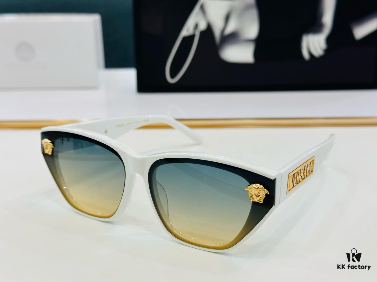 6931f9233a89a121ed54a4f5 VERSACE VESACE Home VE6754 Sunglasses MOD: 66□14-145 Stylish Eyewear