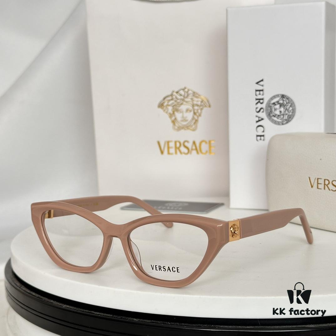 6931f9323a89a121ed54a5cc Versac* Fansi VE3356, SIZE: 55-16-145, Elevate Your Fashion Sense with Bold and Stylish Sunglasses Featuring Versac* Logo on Temples