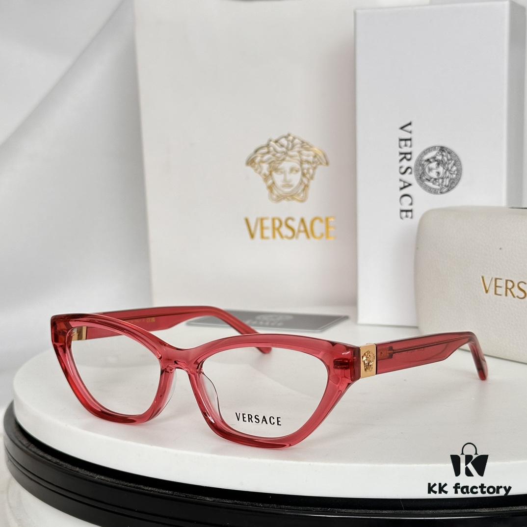 6931f9323a89a121ed54a5cd Versac* Fansi VE3356, SIZE: 55-16-145, Elevate Your Fashion Sense with Bold and Stylish Sunglasses Featuring Versac* Logo on Temples