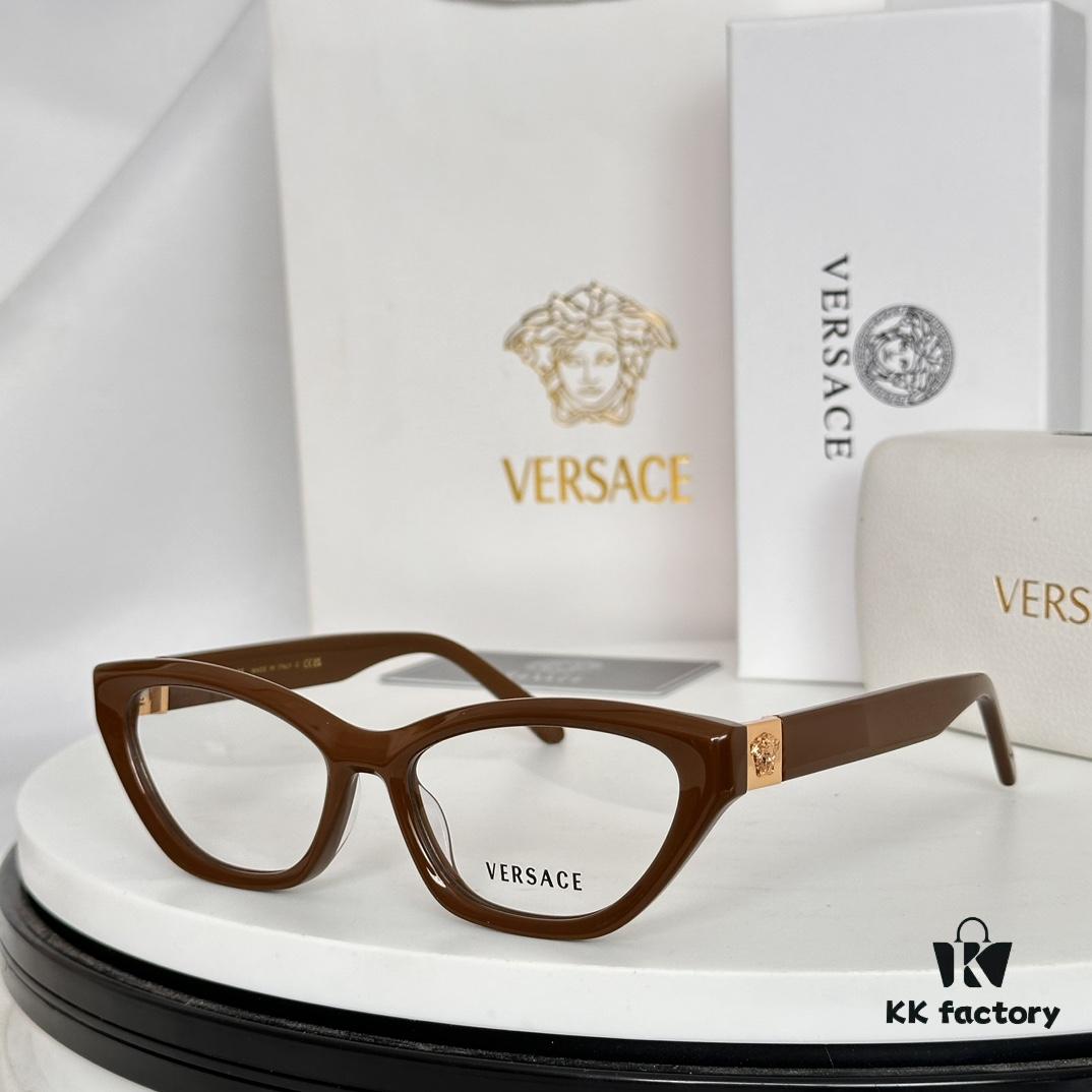 6931f9323a89a121ed54a5ce Versac* Fansi VE3356, SIZE: 55-16-145, Elevate Your Fashion Sense with Bold and Stylish Sunglasses Featuring Versac* Logo on Temples