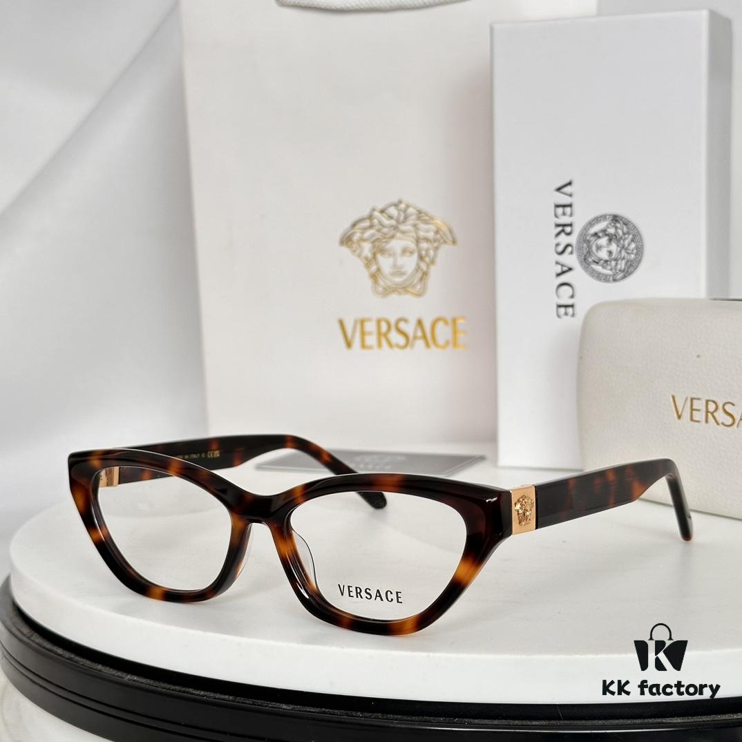 6931f9323a89a121ed54a5cf Versac* Fansi VE3356, SIZE: 55-16-145, Elevate Your Fashion Sense with Bold and Stylish Sunglasses Featuring Versac* Logo on Temples