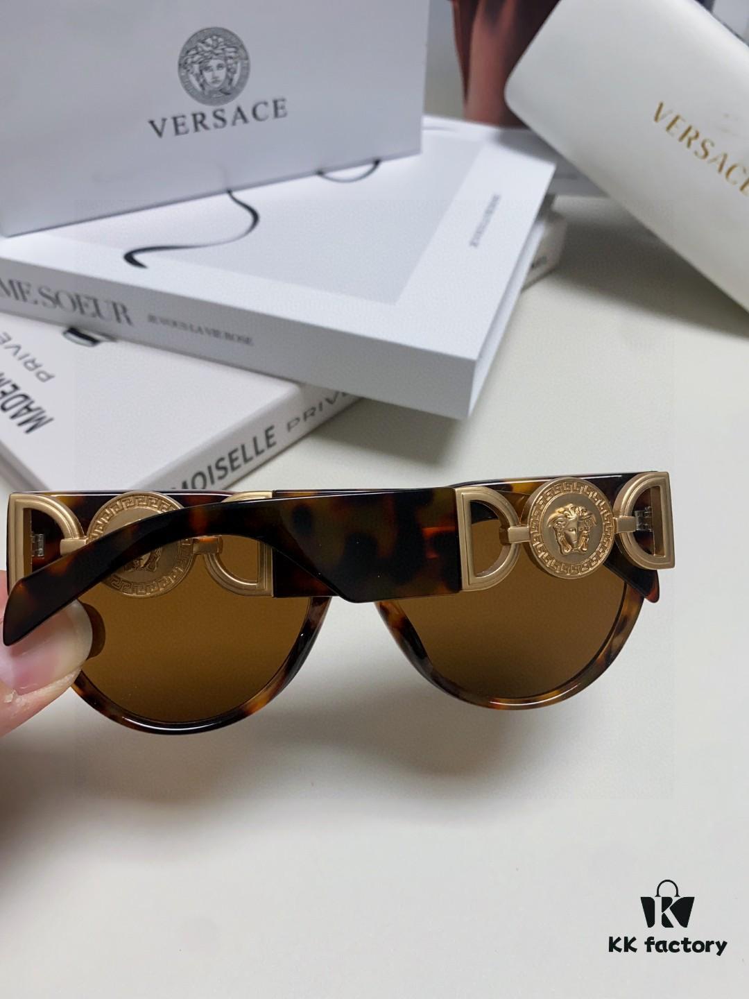 VERSACE Versace 2024 New Arrival Unisex Trendy Sunglasses Stylish UV Protection Sunglasses Korean Fashion Celebrity Style