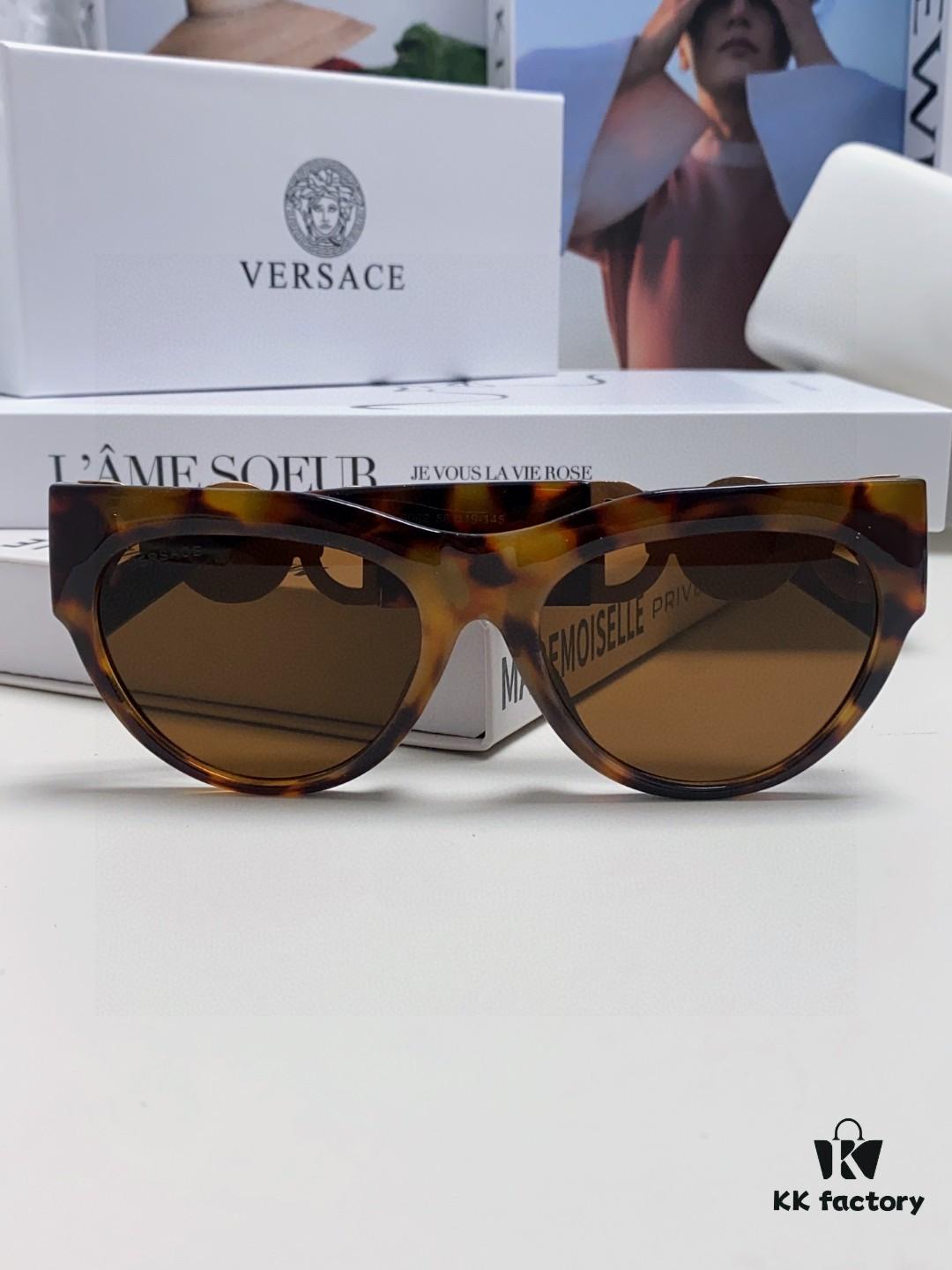VERSACE Versace 2024 New Arrival Unisex Trendy Sunglasses Stylish UV Protection Sunglasses Korean Fashion Celebrity Style