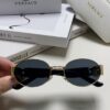 6931f9383a89a121ed54a61f Versace New Retro Oval Sunglasses, Fashionable Unisex Sun Glasses, European and American Celebrity Style Shades