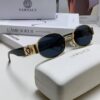 6931f9383a89a121ed54a623 Versace New Retro Oval Sunglasses, Fashionable Unisex Sun Glasses, European and American Celebrity Style Shades