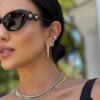 6931f93c3a89a121ed54a661 Versace VE4433 Cat-Eye Sunglasses with Oval Frame, Trendy Unisex Sun Glasses for Summer Travel