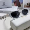 6931f93e3a89a121ed54a675 Versace Oval Cat-Eye Sunglasses VE4433, Fashionable Unisex Design, Stylish Summer Travel Sunglasses with Gold Frame