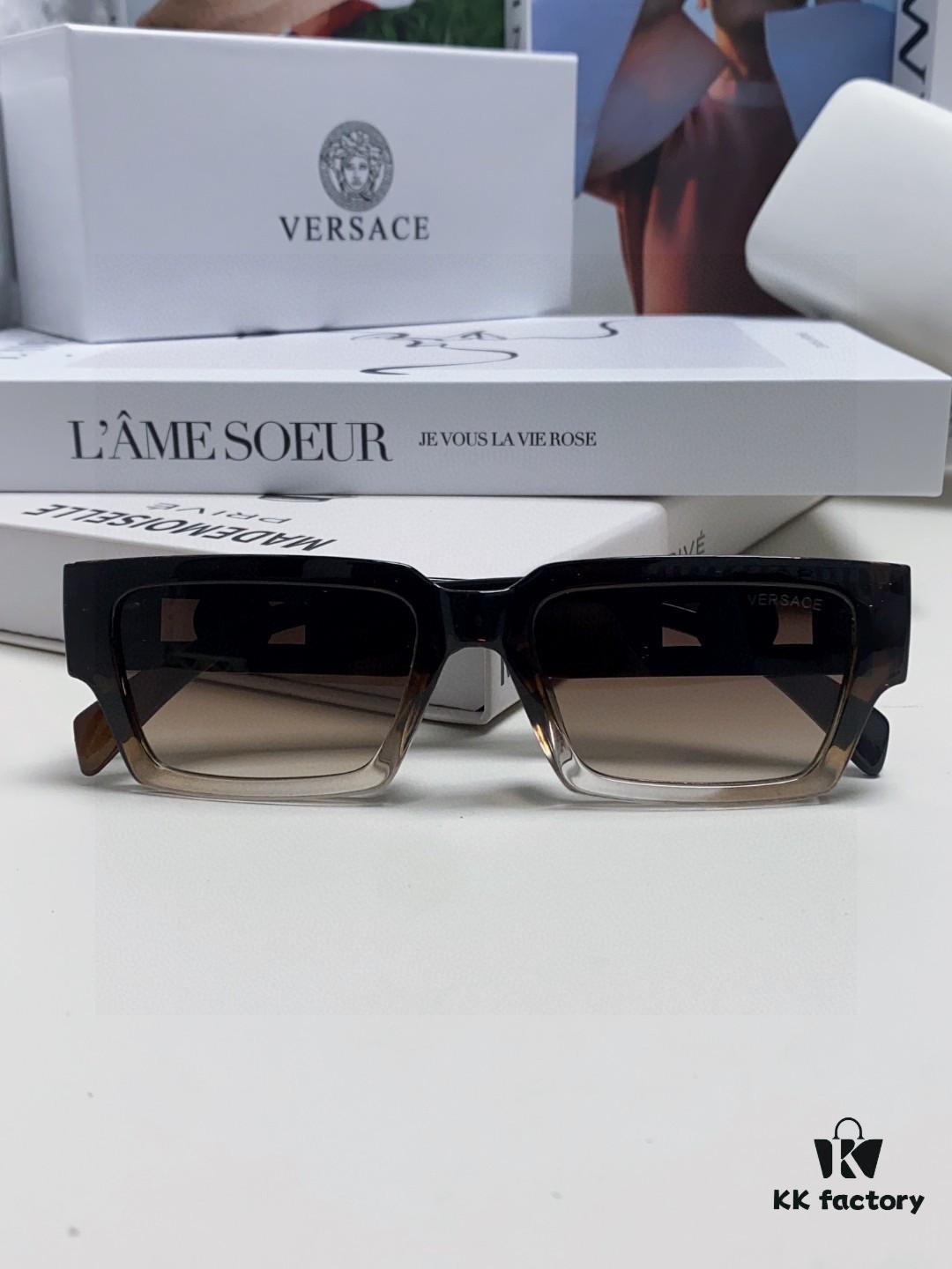 6931f9403a89a121ed54a69a Versace 2024 New Arrival Trendy Sunglasses for Women, High-End Ins Style, Edgy and Fashionable Unisex Hip-Hop Sun Glasses for Men and Women, Couple's Eyewear