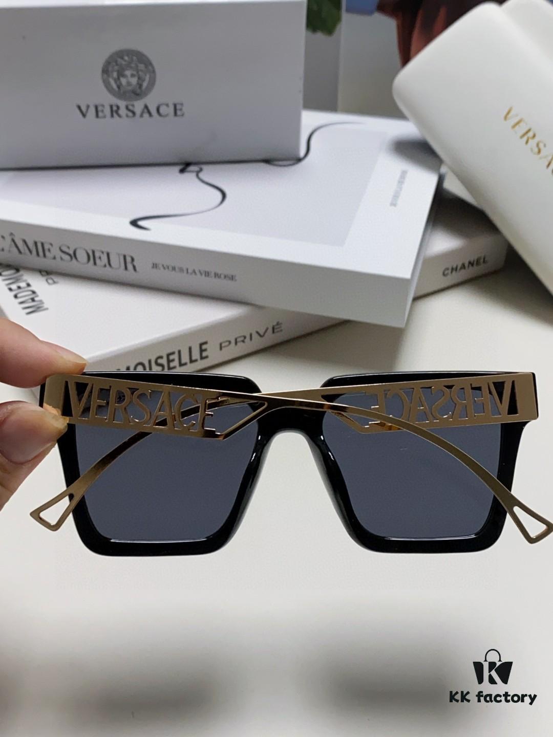 VERSACE Versace New Arrival 🎉 Popular Recommended Style, Italian Design, Imported Material Construction [Strong] Unique Logo Classic Design [Leisure] Simple and Elegant Unisex Eyewear Sunglasses VE4431