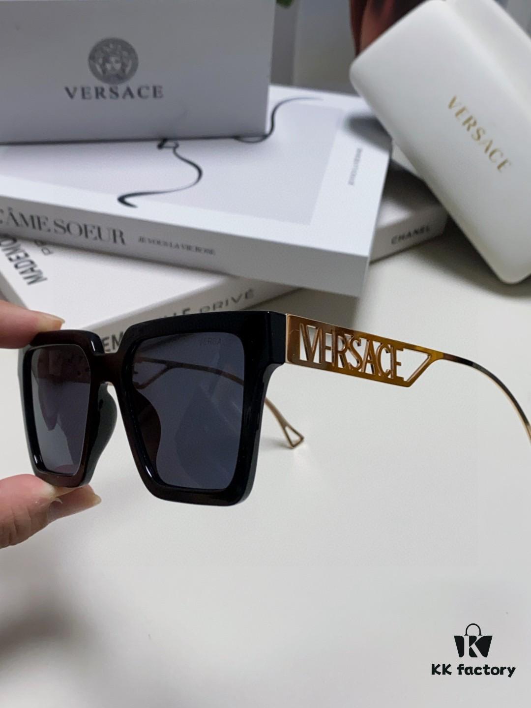 VERSACE Versace New Arrival 🎉 Popular Recommended Style, Italian Design, Imported Material Construction [Strong] Unique Logo Classic Design [Leisure] Simple and Elegant Unisex Eyewear Sunglasses VE4431