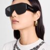 6931f9433a89a121ed54a6c4 Versace 2024 New Arrival Sunglasses Unisex High-End One-Piece Aviator Sun Glasses for Driving 4439