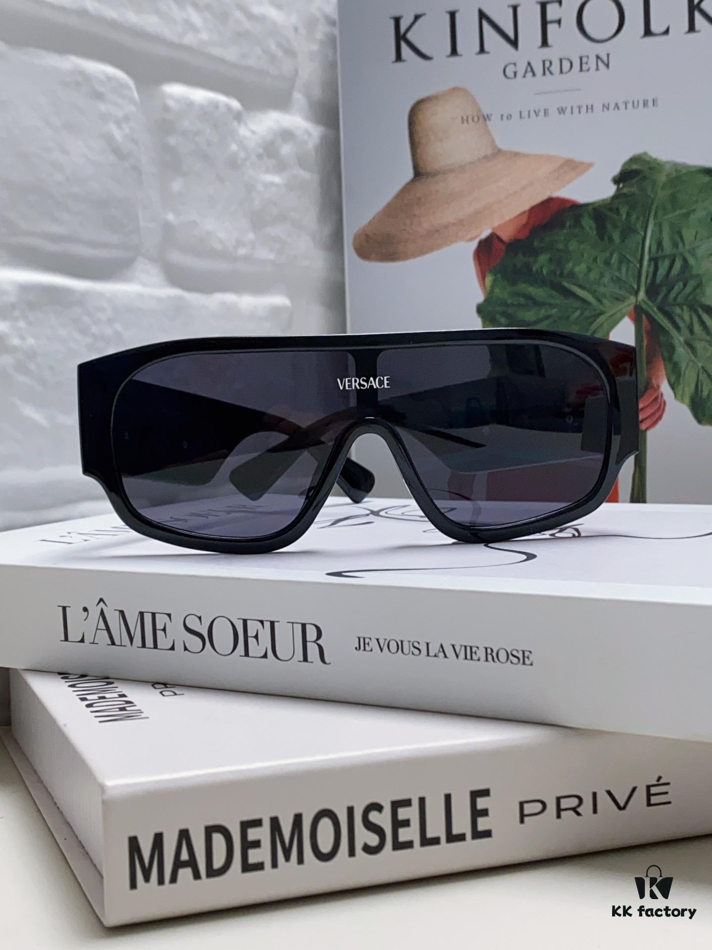 6931f9443a89a121ed54a6c7 Versace 2024 New Arrival Sunglasses Unisex High-End One-Piece Aviator Sun Glasses for Driving 4439