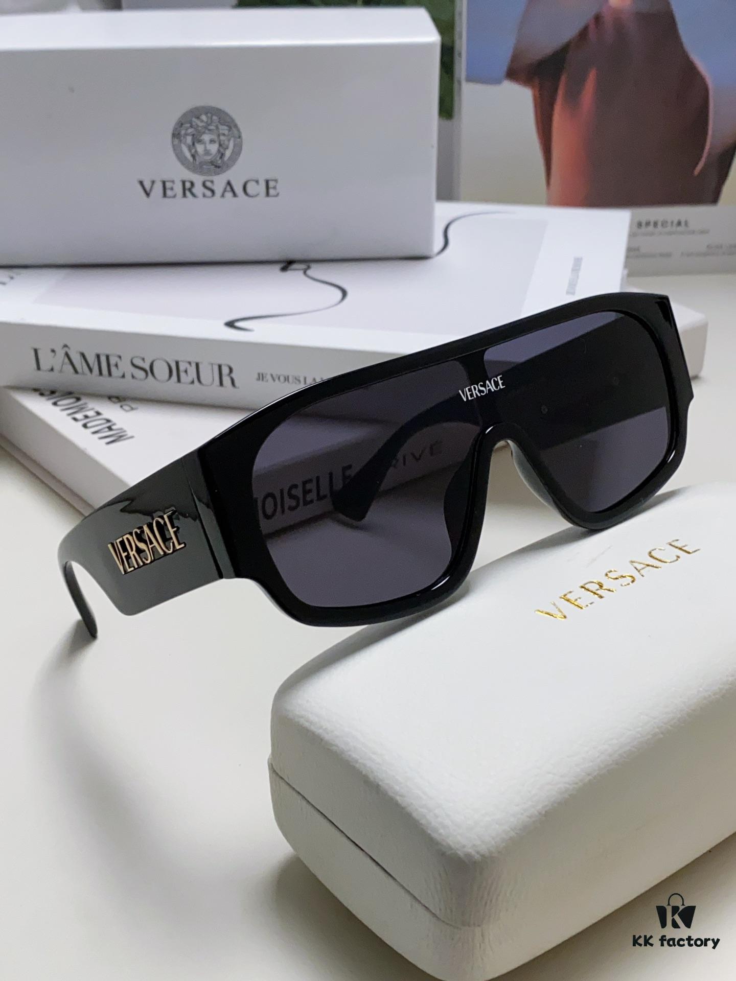 6931f9443a89a121ed54a6cd Versace 2024 New Arrival Sunglasses Unisex High-End One-Piece Aviator Sun Glasses for Driving 4439