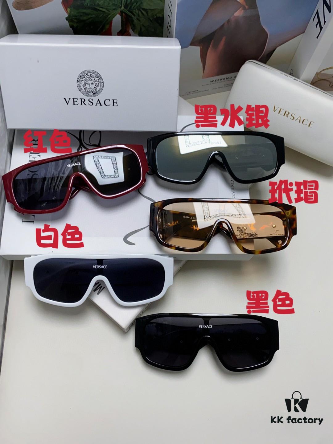 6931f9443a89a121ed54a6cf Versace 2024 New Arrival Sunglasses Unisex Premium One-Piece Aviator Goggles for Driving
