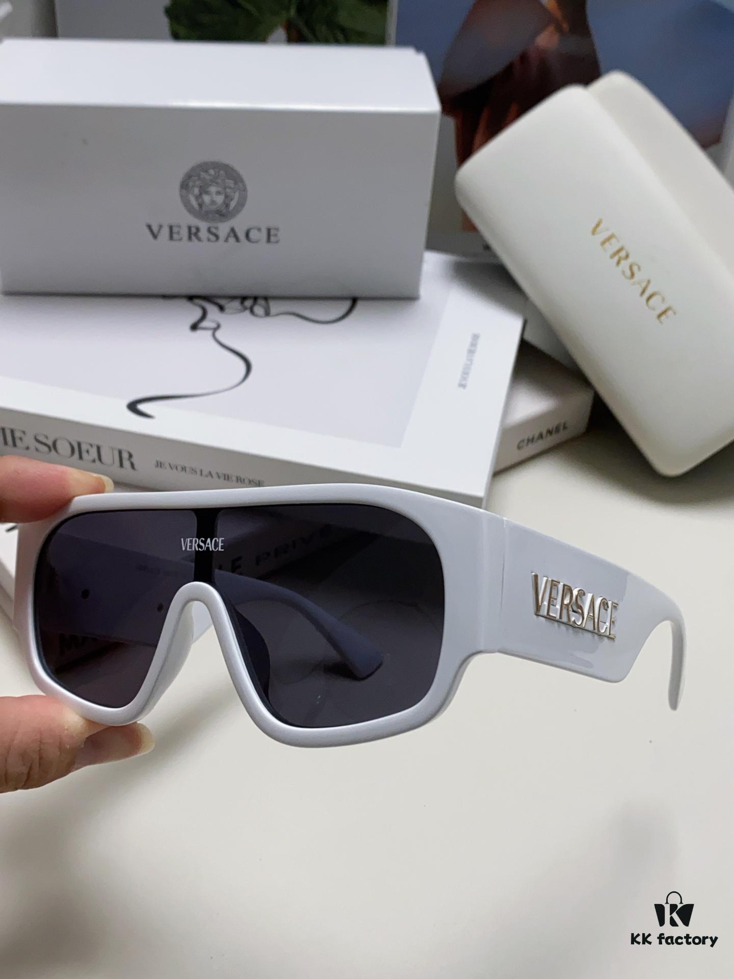 6931f9453a89a121ed54a6d5 Versace 2024 New Arrival Sunglasses Unisex High-End One-Piece Pilot Sun Glasses for Driving 4439