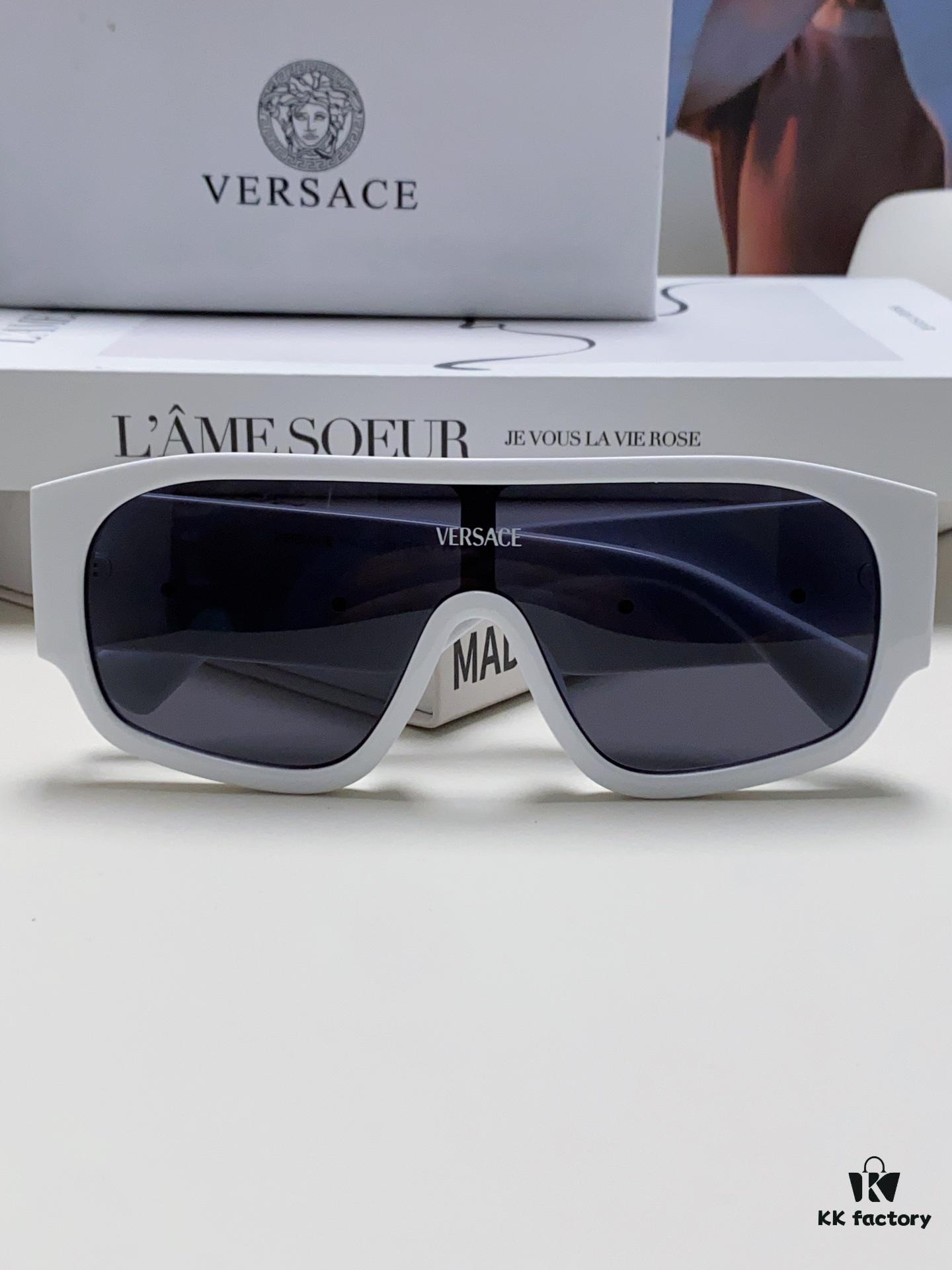 6931f9453a89a121ed54a6d6 Versace 2024 New Arrival Sunglasses Unisex High-End One-Piece Pilot Sun Glasses for Driving 4439