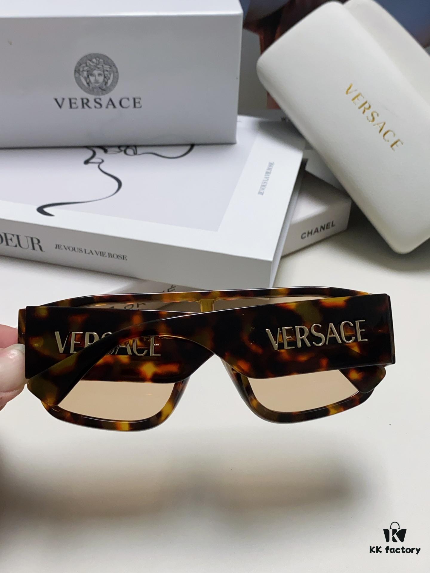 6931f9453a89a121ed54a6de Versace 2024 New Arrival Sunglasses Unisex High-End One-Piece Aviator Eyewear for Driving