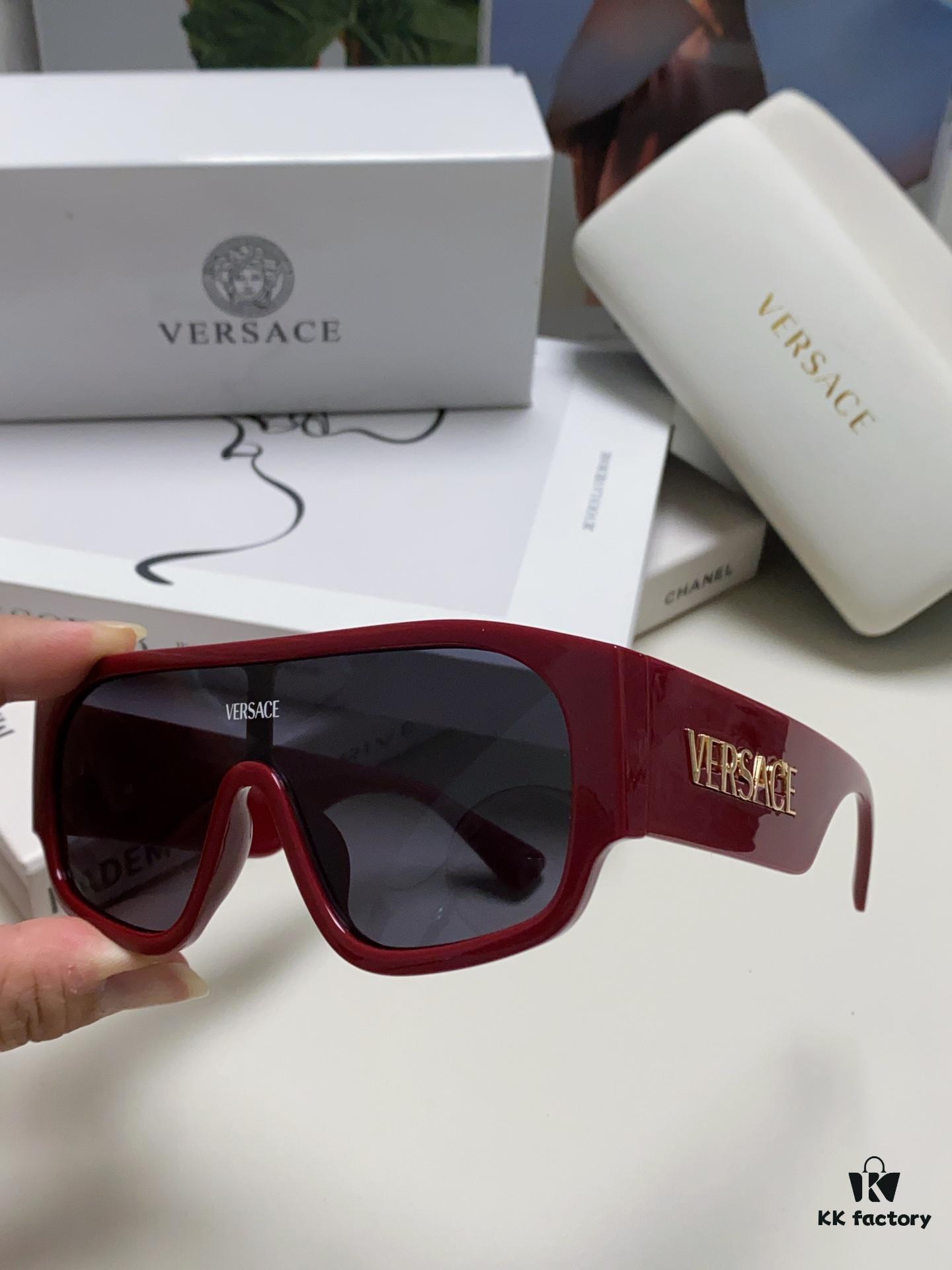6931f9463a89a121ed54a6ea Versace 2024 New Arrival Sunglasses Unisex Premium One-Piece Aviator Goggles for Driving