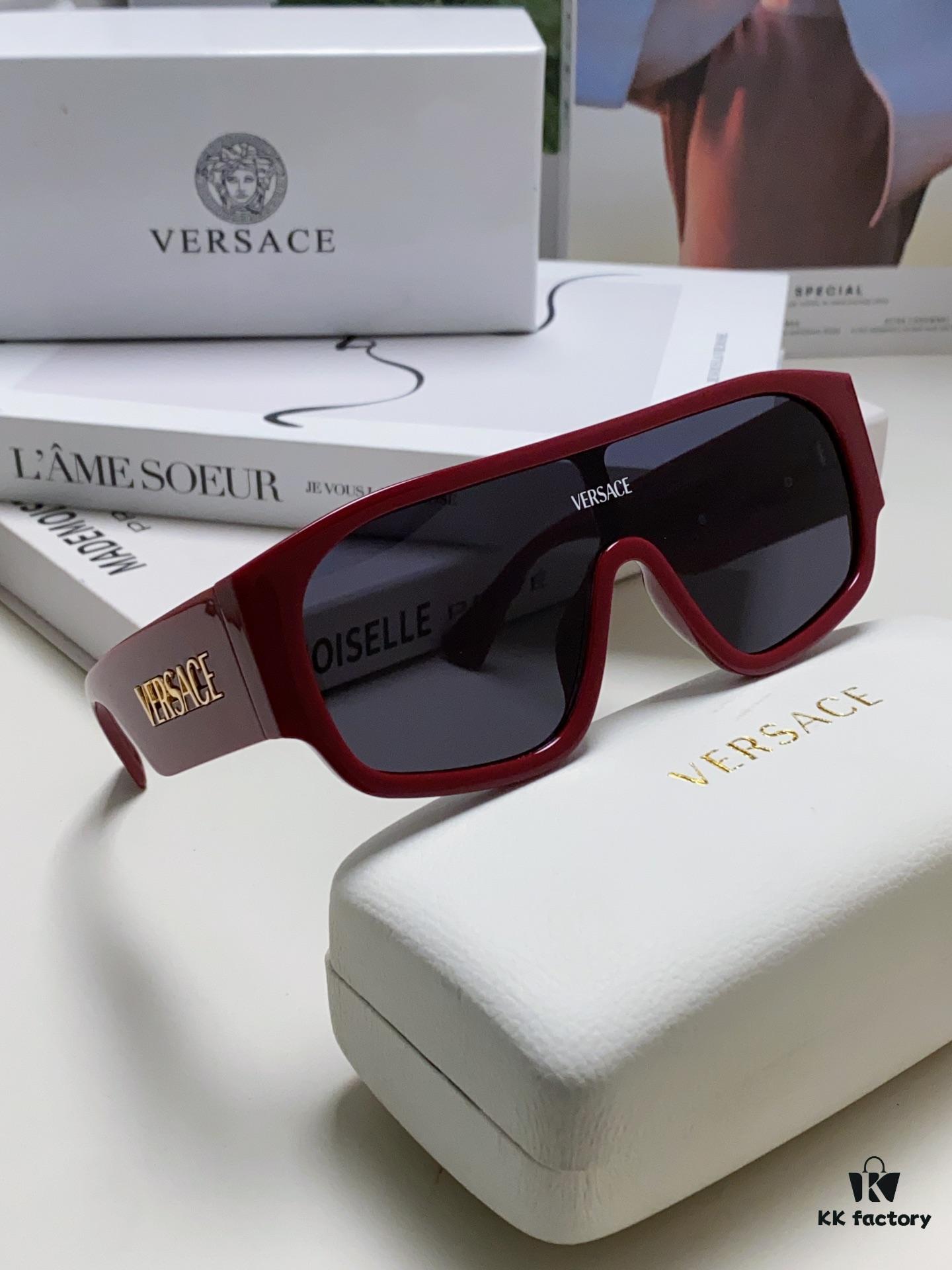 6931f9463a89a121ed54a6ec Versace 2024 New Arrival Sunglasses Unisex Premium One-Piece Aviator Goggles for Driving