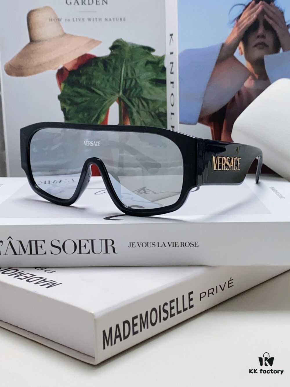 6931f9473a89a121ed54a6ee Versace 2024 New Arrival Sunglasses Unisex Premium One-Piece Pilot Sun Glasses for Driving 4439