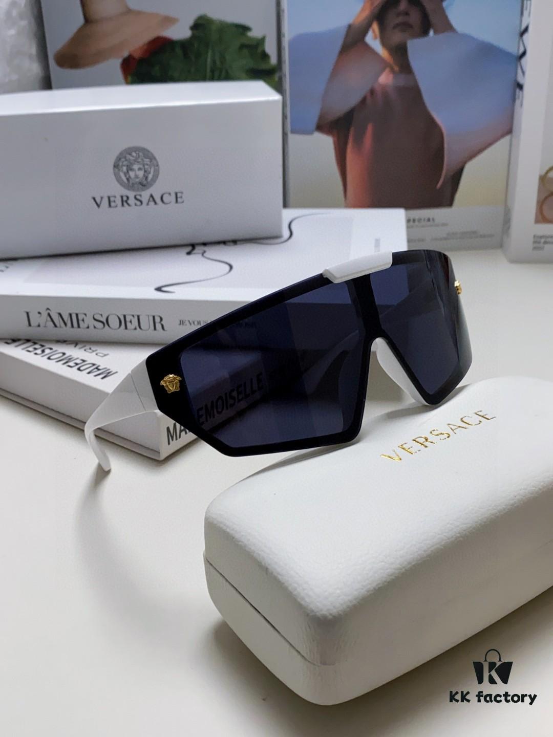 VERSACE Versace [Spring/Summer 2024 New Arrival] Unisex Sunglasses, One-Piece Mask-Style Goggles