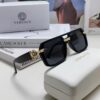 6931f9523a89a121ed54a782 VERSACE Unisex Classic Black and Gold Sunglasses Fashion Couple Shades VE4399