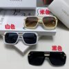 6931f9543a89a121ed54a79a VERSACE Unisex Classic Black and Gold Sunglasses Fashion Couple Shades VE4399