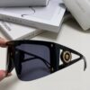 6931f9563a89a121ed54a7be Versace 2024 New Arrival European and American Style One-Piece Sunglasses, Fashionable Oversized Hollow-Out Sunglasses for Men and Women